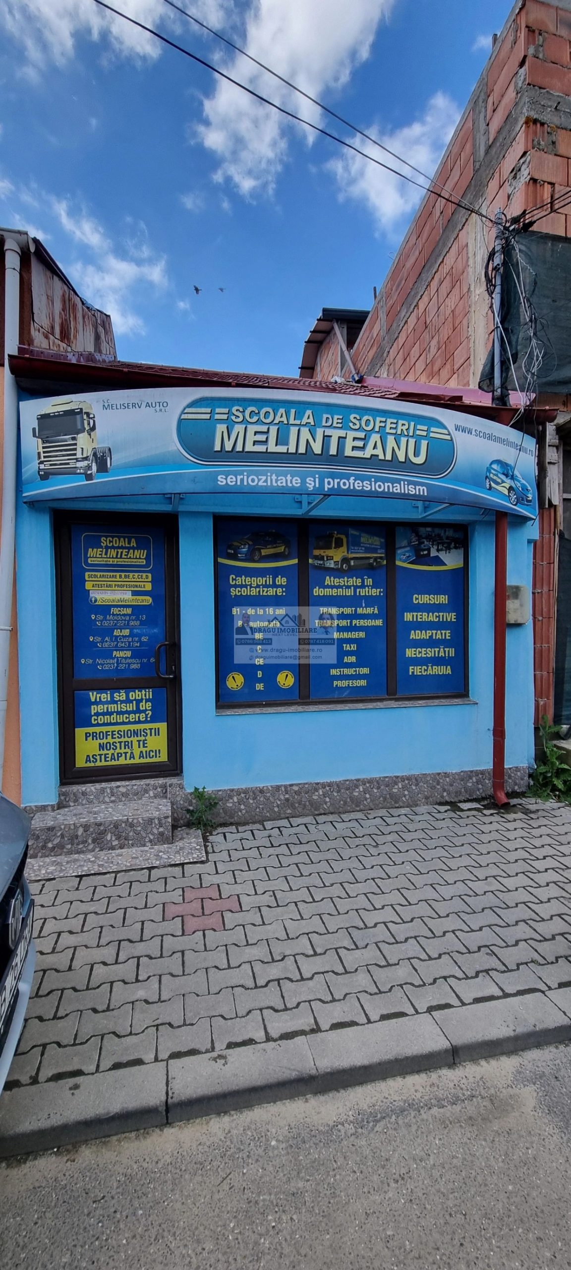 Spatiu comercial Adjud/Vrancea/ Teren de 564 mp